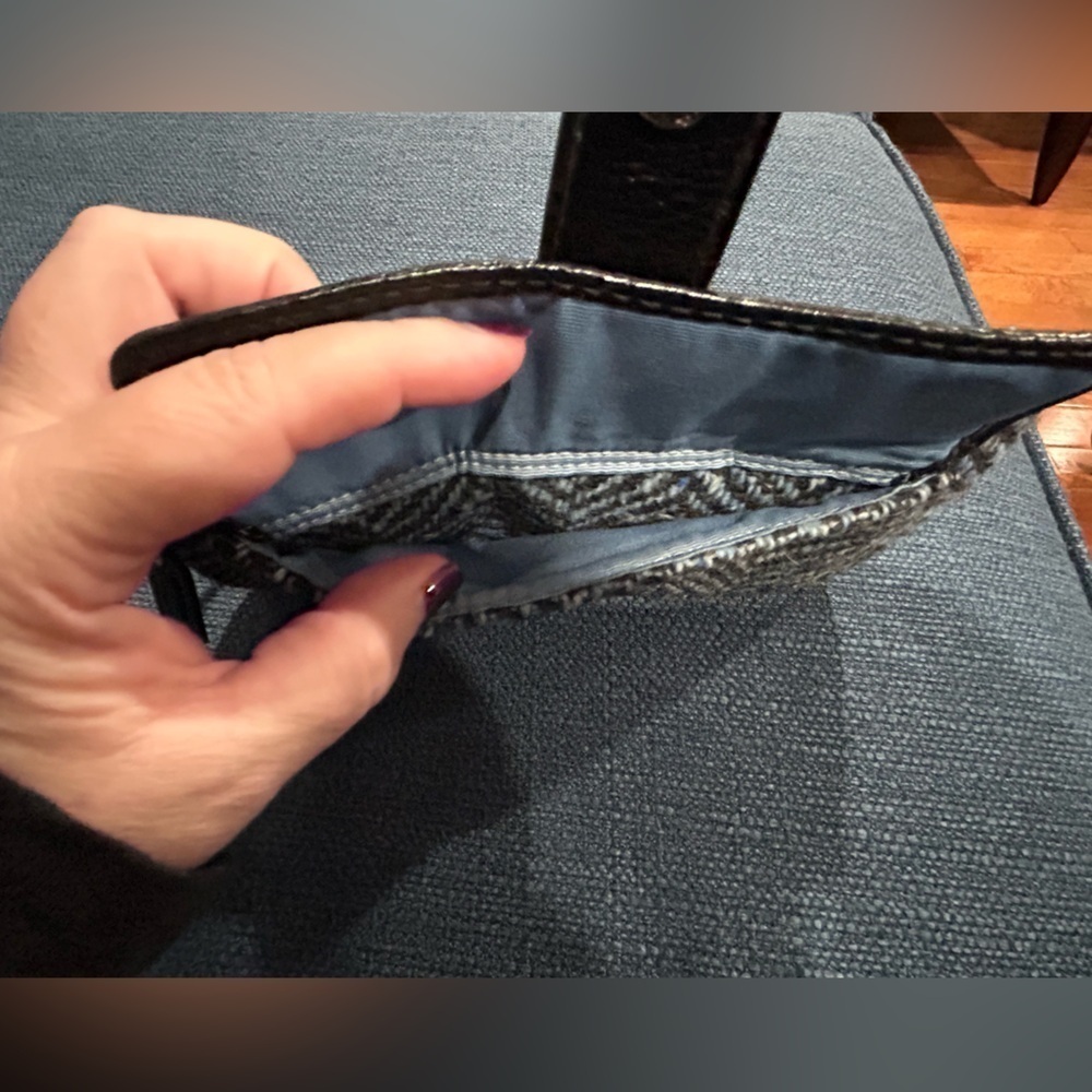 Coach Hamptons Herringbone Wool Wristlet - Picture 5 of 11